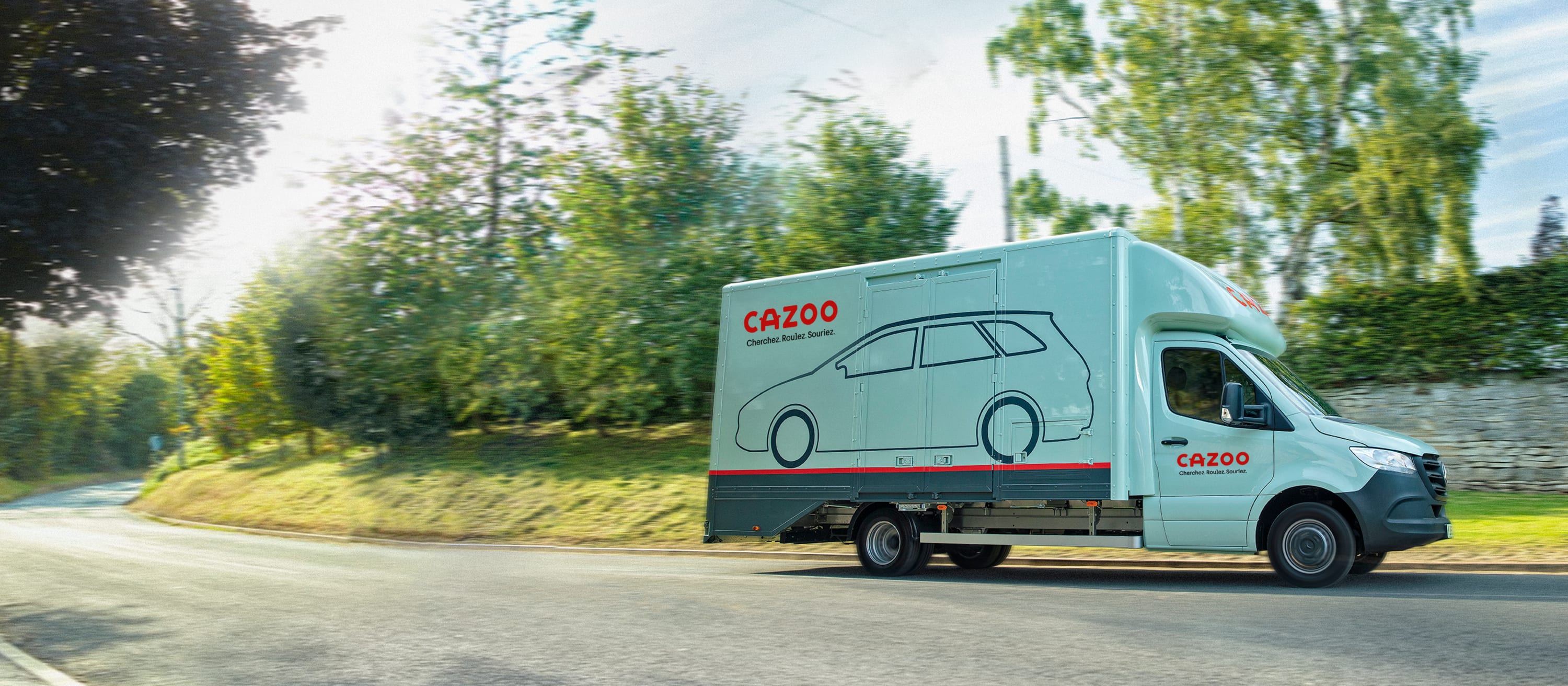camion de livraison Cazoo
