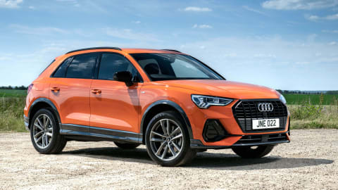 Orange Audi Q3 car review (2018-2023)
