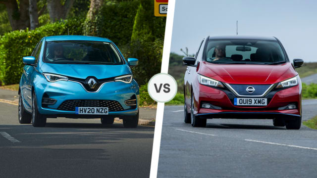 The Renault Zoe and the Nissan Leaf